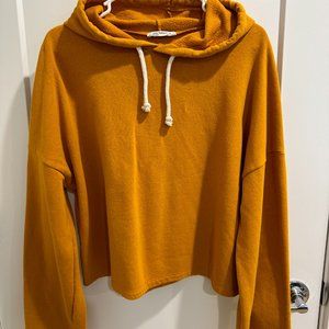 Zara Trafaluc Cropped Long Sleeve Hoodie